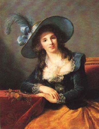 elisabeth vigee-lebrun Portrait of Antoinette-Elisabeth-Marie d'Aguesseau, comtesse de Segur Norge oil painting art